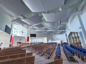 New sanctuary - they originally held service in their gym